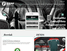 Tablet Screenshot of euskalpilota.com